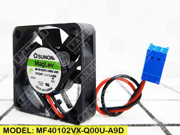 Sunon MF40102VX-Q00U-A9D - Inverter Fan, 24VDC, 40x40x10mm