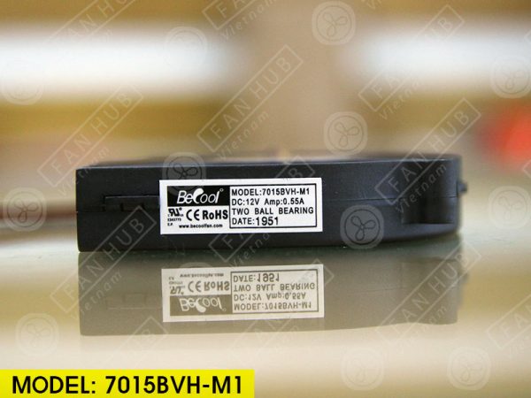BECOOL 7015BVH-M1 - Inverter Fan, 12VDC, 70x70x15mm