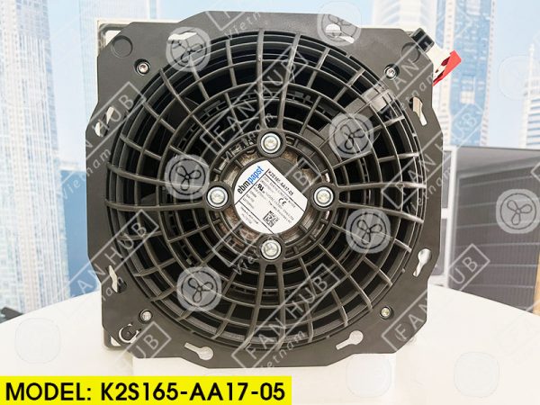 EBMPAPST K2S165-AA17-05 - AC Centrifugal Fan, 230VAC, 165mm