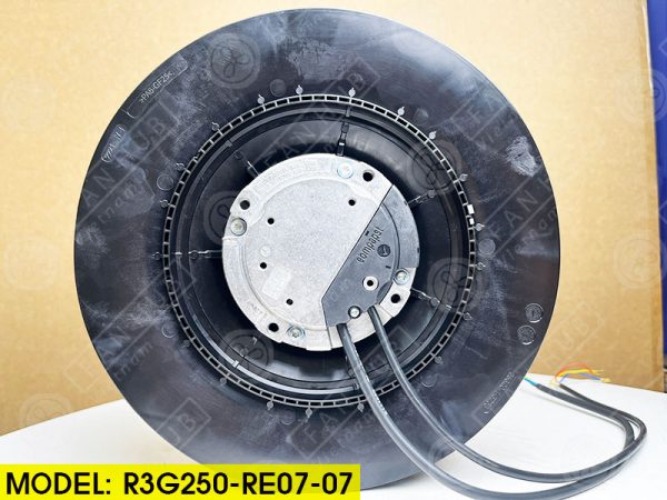 EBMPAPST R3G250-RE07-07 - EC Centrifugal Fan, 230VAC, 250mm