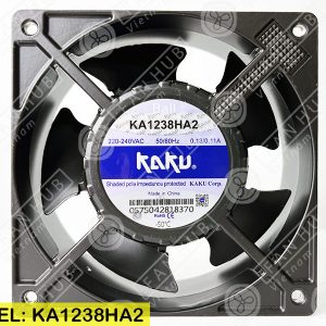 KAKU KA1238HA2 - Cabinet Fan ,220-240VAC, 120x120x38mm