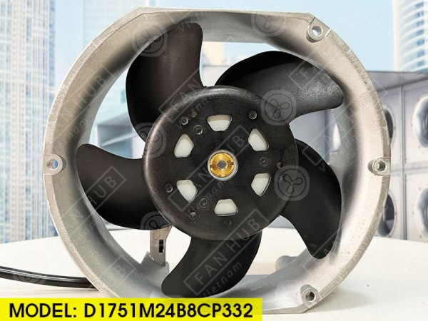 NIDEC D1751M24B8CP332 - Fan For Inverter , 24VDC, 172x150x51mm