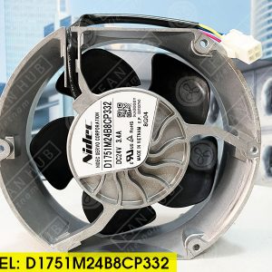 NIDEC D1751M24B8CP332 - Fan For Inverter , 24VDC, 172x150x51mm