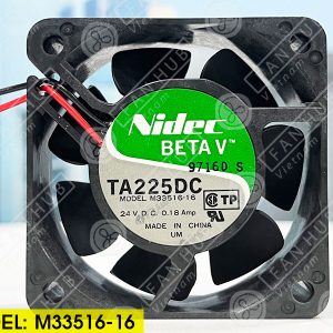 NIDEC TA225DC M33516-16 - Inverter Fan, 24VDC, 60x60x25mm