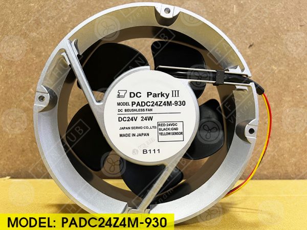 NIDEC PADC24Z4M-930 - Inverter Fan, 24VDC, 172x51mm