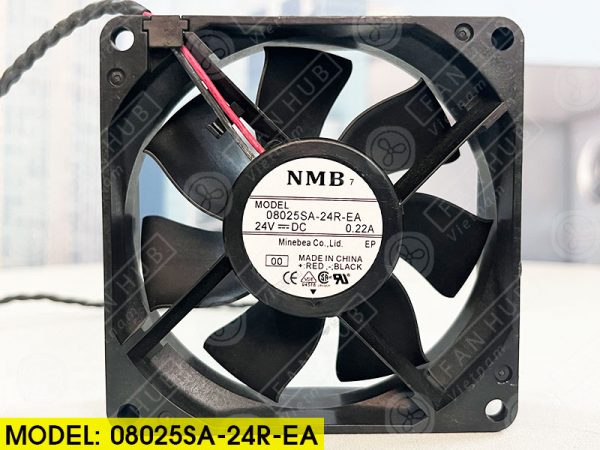 NMB 08025SA-24R-EA - Inverter Fan, 24VDC, 80x80x25mm
