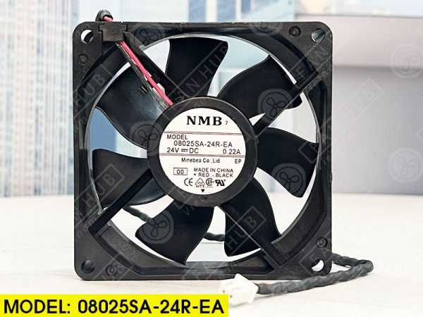 NMB 08025SA-24R-EA - Inverter Fan, 24VDC, 80x80x25mm