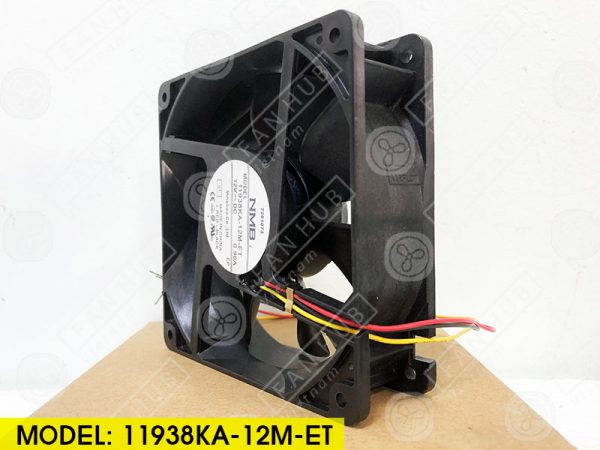 NMB 11938KA-12M-ET - Inverter Fan, 12VDC, 120x120x38mm