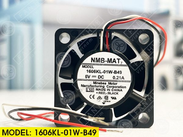 NMB 1606KL-01W-B49 - Inverter Fan, 5VDC, 40x40x15mm
