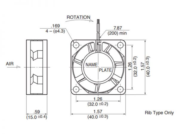 NMB 11938KA-12M-ET - Inverter Fan, 12VDC, 120x120x38mm