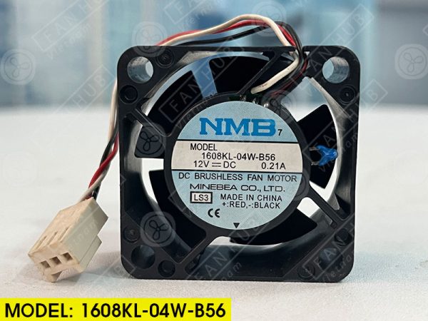 NMB 1608KL-04W-B56 - Inverter Fan, 12VDC, 40x40x20mm