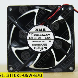 NMB 3110KL-05W-B70 - Inverter Fan, 24VDC, 80x80x25mm