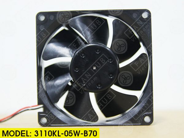 NMB 3110KL-05W-B70 - Inverter Fan, 24VDC, 80x80x25mm