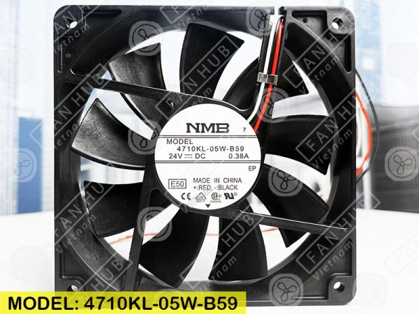 NMB 4710KL-05W-B59 - Inverter Fan, 24VDC, 120x120x25mm