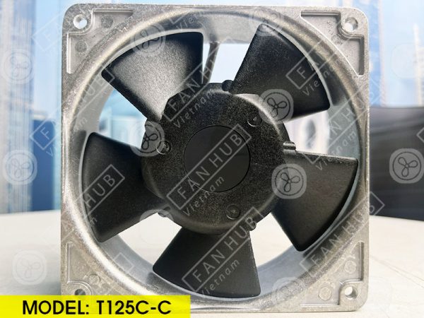 ROYAL FAN T125C-C - Cabinet Fan, 200VAC, 120x120x38mm