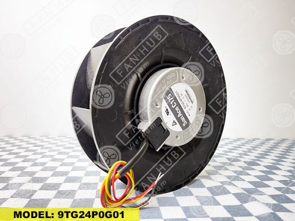 Sanyo Denki 9TG24P0G01 - Inverter Fan, 24VDC, 175x69mm