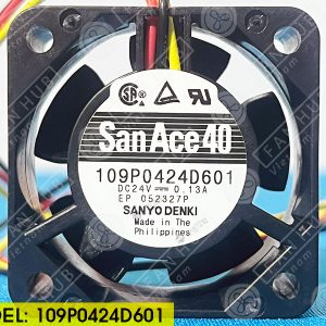 Sanyo Denki 109P0424D601 - Inverter Fan, 24VDC, 40x40x20mm