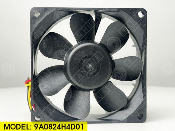 Sanyo Denki 9A0824H4D01 - Inverter Fan, 24VDC, 80x80x25mm