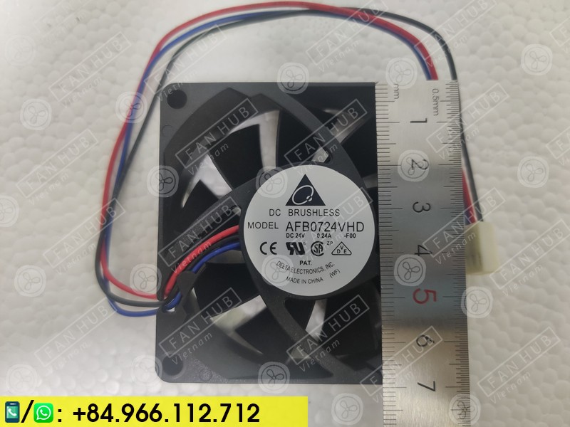 DELTA AFB0724VHD - Inverter Fan, 24VDC, 70x70x20mm