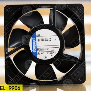EBMPAPST 9906 - Fan For Cabinet, 115VAC, 120x120x25mm