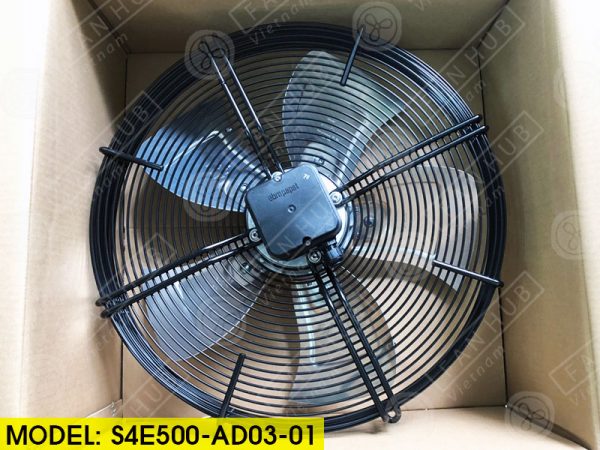 EBMPAPST S4E500-AD03-01 - AC Axial Fan, 230VAC, 500mm