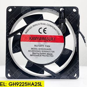 KAMYAMASUKI GH9225HA2SL - CABINET FAN, 220/240VAC, 92x92x25mm