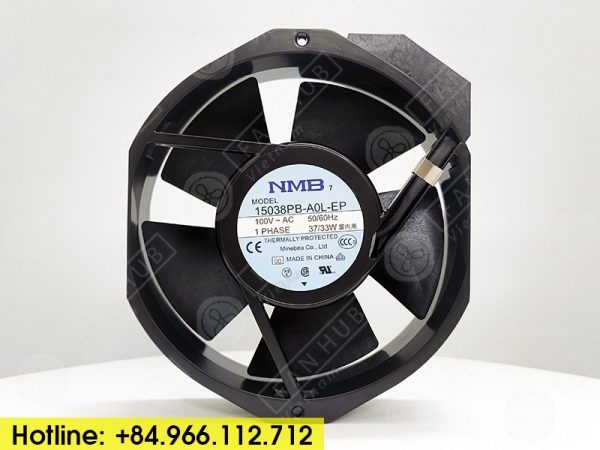 NMB 15038PB-A0L-EP - Cabinet Fan, 100VAC, 172x150x38mm