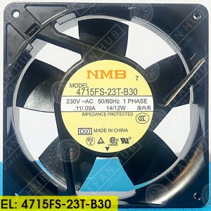 NMB 4715FS-23T-B30 - Cabinet Fan, 230VAC, 120x120x38mm