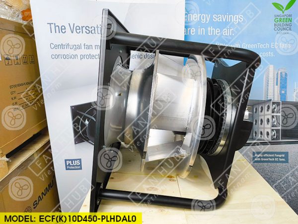 SANMU ECF(K)10D450-PLHDAL0 - EC Centrifugal Fan, 400VAC, 450mm