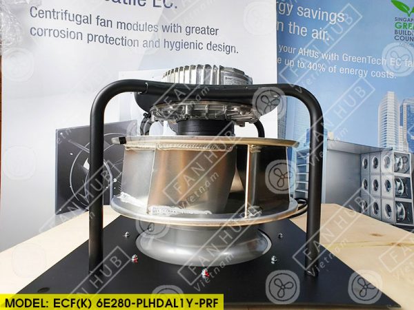SANMU ECF(K)6E280-PLHDAL1Y-PRF - EC Centrifugal Fan, 230VAC, 280mm