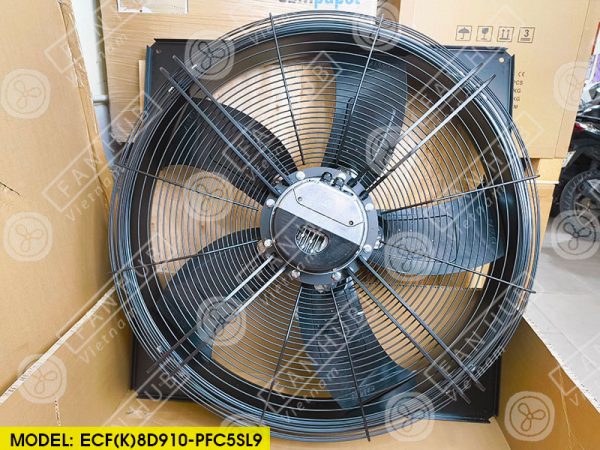 SANMU ECF(K)8D910-PFC5SL9 - EC Axial Fan, 400VAC, 910mm