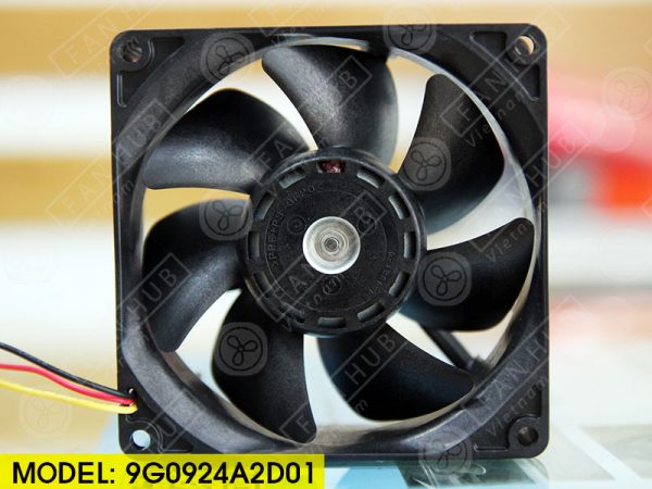 Sanyo Denki 9G0924A2D01 - Inverter Fan, 24VDC, 92x92x32mm