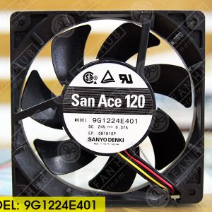 Sanyo Denki 9G1224E401 - Inverter Fan, 24VDC, 120x120x25mm