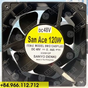 SANYO DENKI 9WG1248P1J03 - Inverter Fan, 48VDC, 120x120x38mm