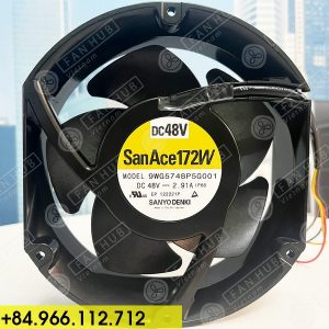 SANYO DENKI 9WG5748P5G001 - Inverter Fan, 48VDC, 172x150x51mm