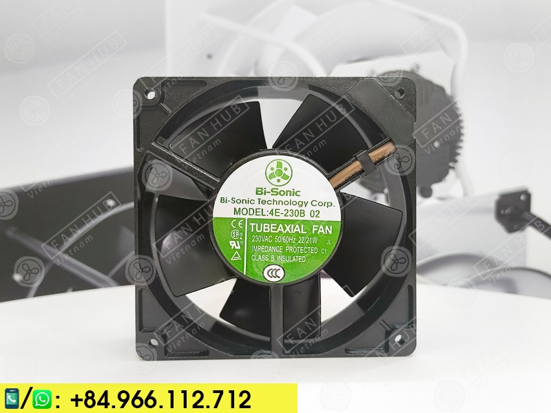 Bi-Sonic 4E-230B 02 - Cabinet Fan, 230VAC, 120x120x