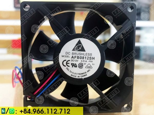 DELTA AFB0812SH - Inverter Fan, 12VDC, 80x80x25mm