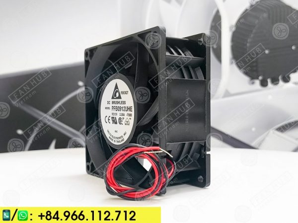 DELTA PFB0912UHE - Inverter Fan, 12VDC, 92x92x38mm