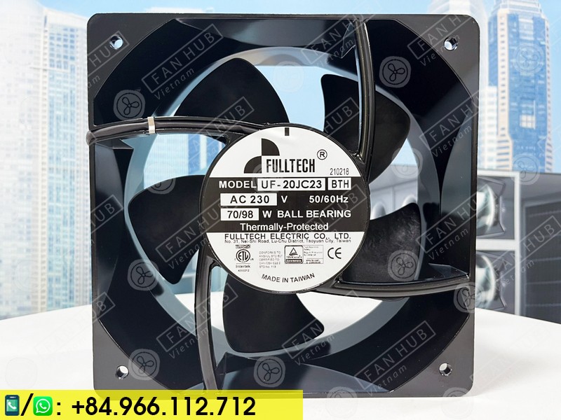 FULLTECH UF-20JC23 BTH - Cabinet Fan, 230VAC, 205x205x90mm