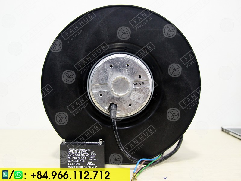 FULLTECH UF-225(99)APA11H1C2A - Cabinet Fan, 115VAC, 225mm