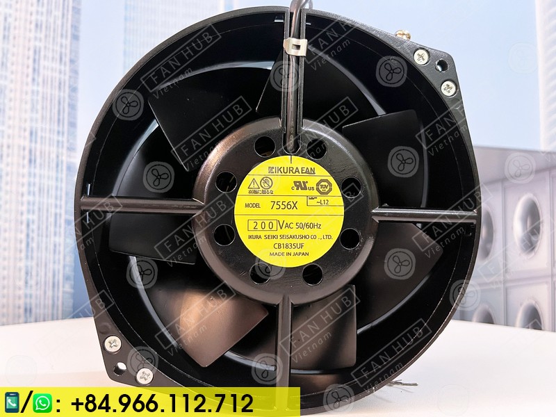 IKURA 7556X - Cabinet Fan, 200VAC, 172x150x55mm