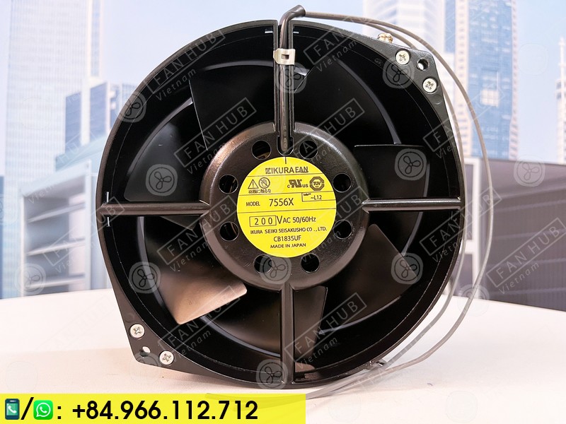 IKURA 7556X - Cabinet Fan, 200VAC, 172x150x55mm
