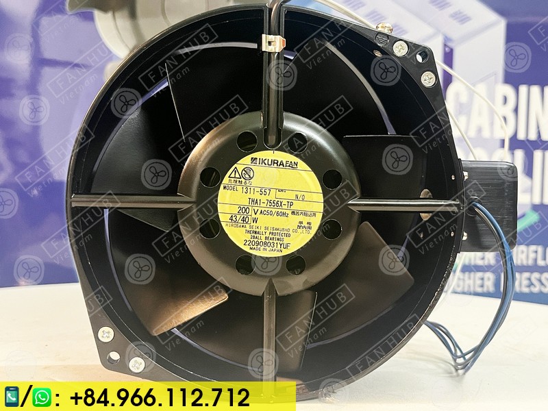 IKURA THA1-7556X-TP - Cabinet Fan, 200VAC, 172x150x55mm