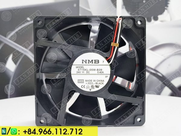 NMB 4715KL-05W-B39 - Inverter Fan, 24VDC, 120x120x38mm