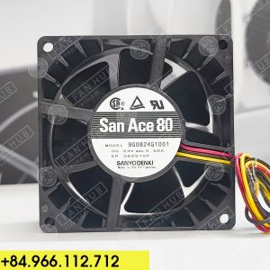 Sanyo Denki 9G0824G1D01 - Inverter Fan, 24VDC, 80x80x38mm