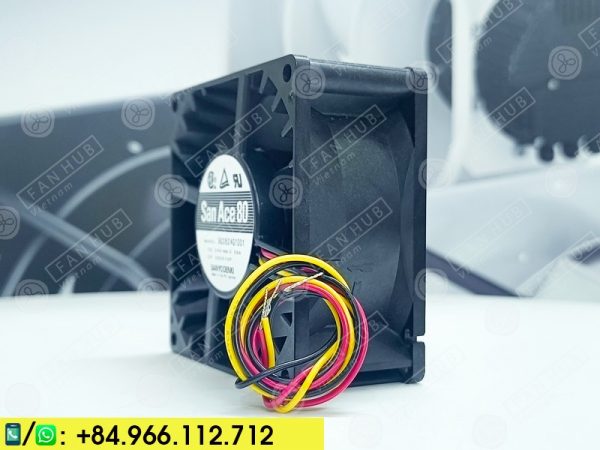 Sanyo Denki 9G0824G1D01 - Inverter Fan, 24VDC, 80x80x38mm
