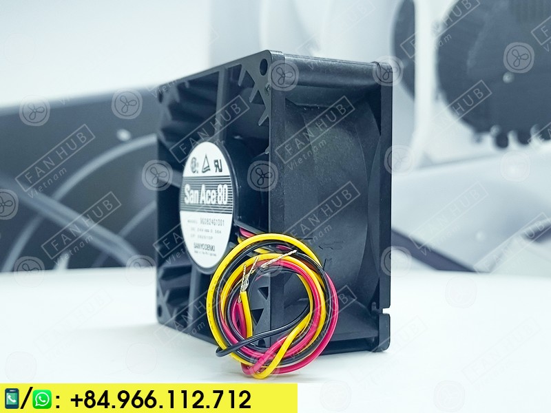 Sanyo Denki 9G0824G1D01 - Inverter Fan, 24VDC, 80x80x38mm