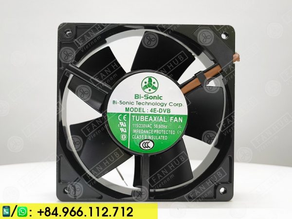 Bi-Sonic 4E-DVB - Cabinet Fan, 115-230VAC, 120x120x38mm