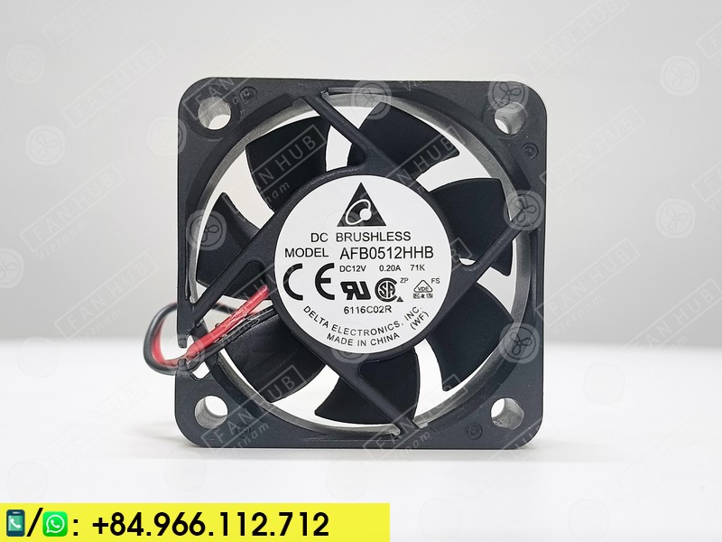 DELTA AFB0512HHB - Inverter Fan, 12VDC, 50x50x15mm