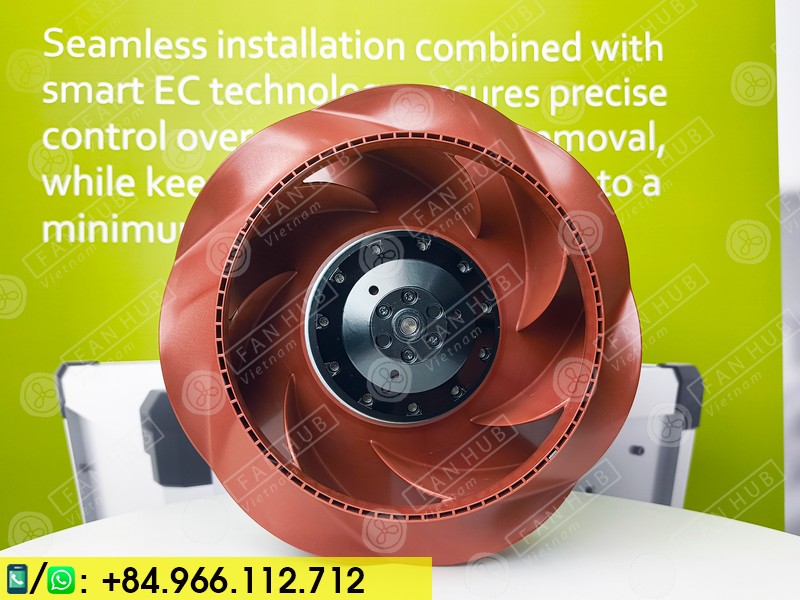 EBMPAPST R2E225-RA92-10 - AC Centrifugal Fan, 230VAC, 225mm